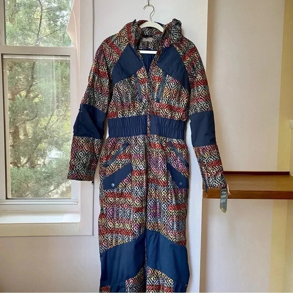 NWT Free People All Prepped Printed Ski Suit Jumpsuit One Piece FP Movement - Picture 15 of 17